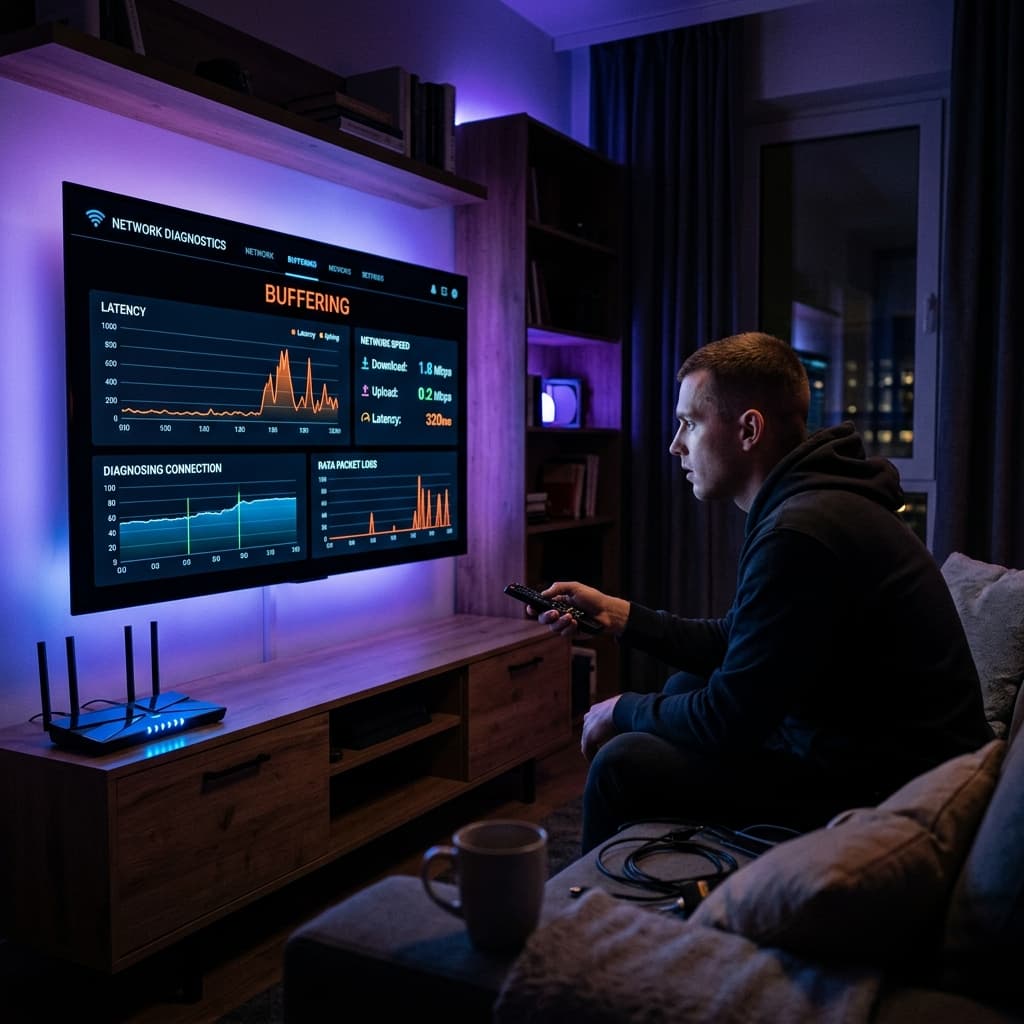 Troubleshooting network buffering and lag issues